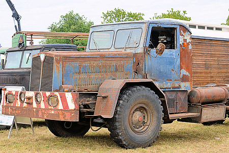 truk, lama, secara historis, Faun, Kekaisaran Jerman, kendaraan komersial, truk tua