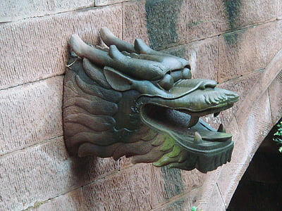 stone, dragon, sculpture, statue, ancient, chinese, asian