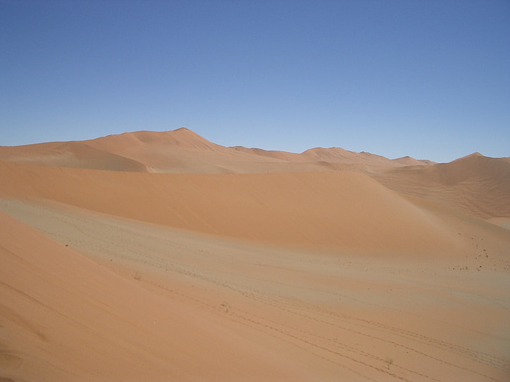 céu, deserto, solidão, Duna de areia, areia, seca, natureza