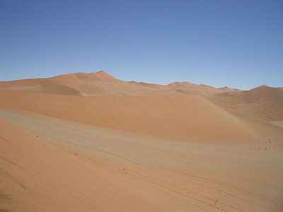 Sky, Desert, samota, piesočné duny, piesok, suché, Príroda
