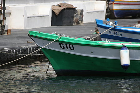 boten, zee, ponton brug, boot, Marina