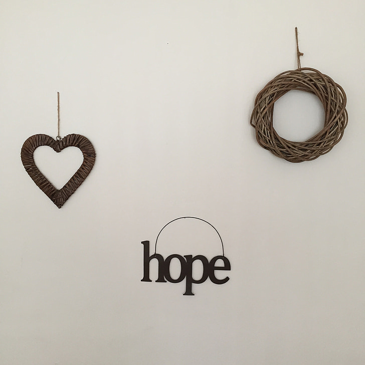 naděje, život, výzdoba, symbol, víra, Láska, Dom