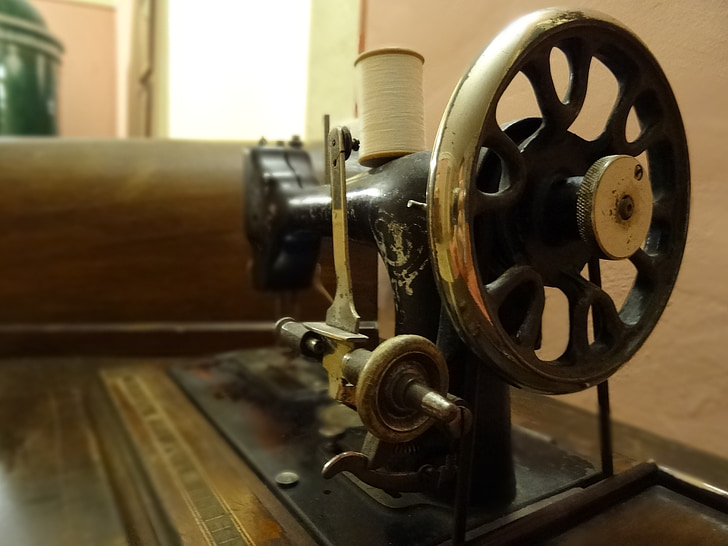 sewing machine, old, sew, nähutensilien, antique
