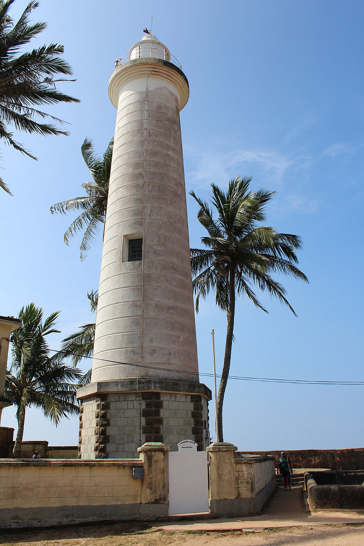 Latarnia morska, Galle, Fort, Sri, Lanka, Ceylon