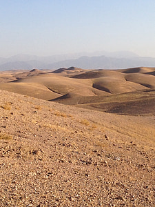 poušť, písek, Maroko