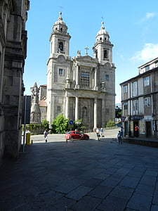 Santiago compostela, cerkev, stari