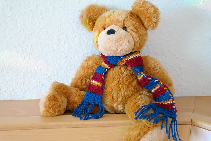 bear, soft toy, teddy, toys, cuddly, cute, brown