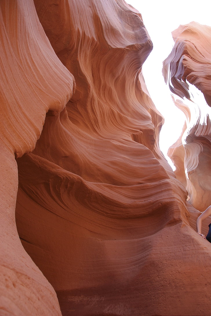 all'Antelope canyon, Arizona, Stati Uniti d'America, Canyon, gola, roccia, pietra della sabbia