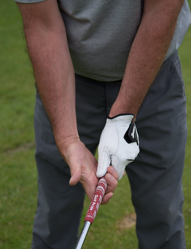 golf, correct, grip, sports, training, gloves, golf club