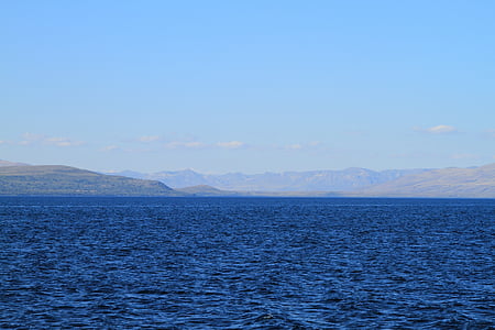 Ushuaia, konec sveta, divje, širok, vode, jezero