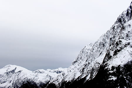klatre, kolde, tåge, Frost, frosne, Glacier, høj
