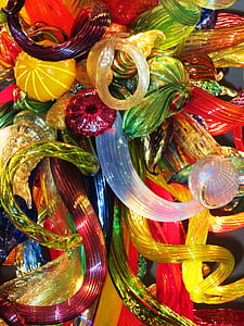 glass, colorful, chihuly, st petersburg