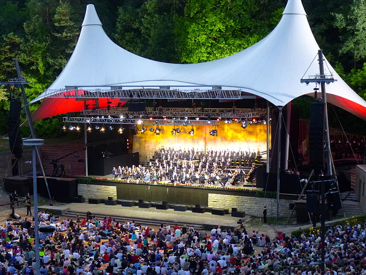 Waldbühne, koncertas, Berlyno filharmonijos orkestras, Berlynas, simfonija, menininkai