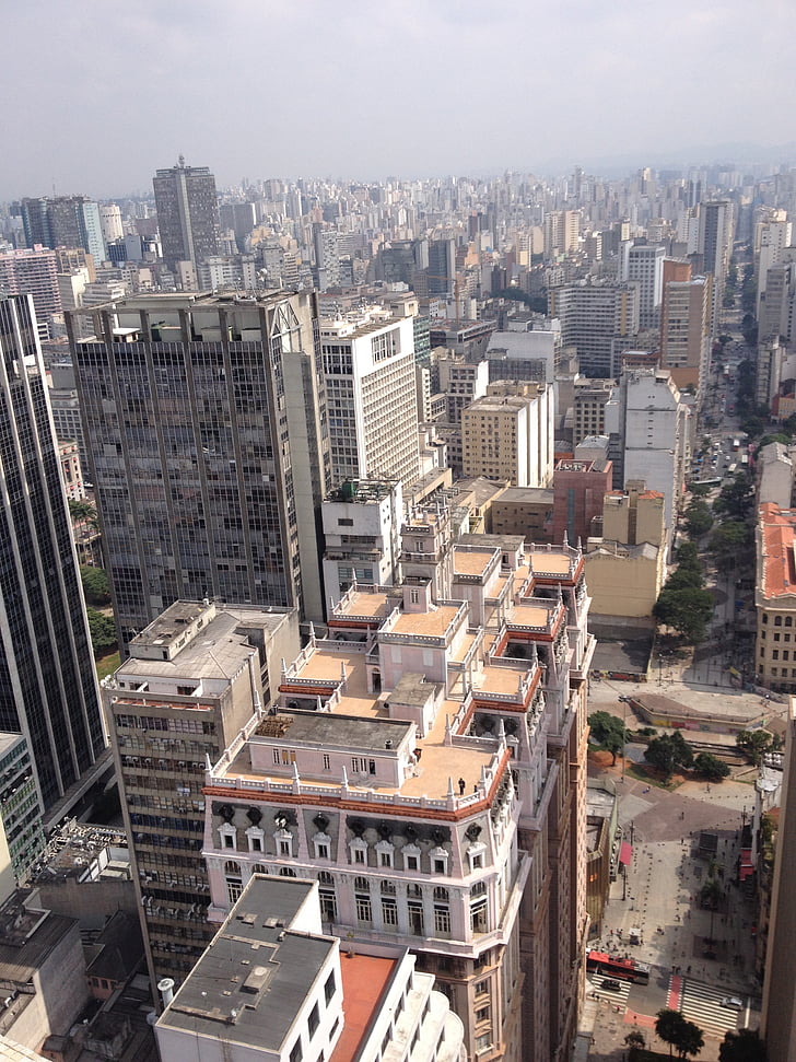 Miestas, Brazilija, nagrinėja, Architektūra, miesto peizažas, pastato išorė, dangoraižis