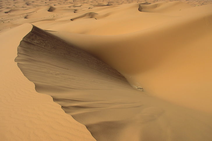 smėlio, Sachara, dykuma, struktūra, Kopa