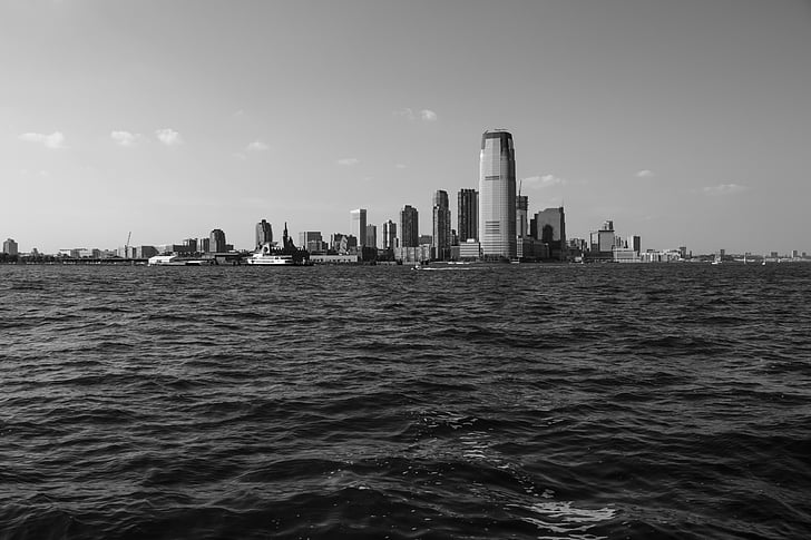 svart-hvitt, New york, landskapet, Manhattan, byen, Manhattan, arkitektur
