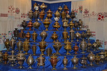 samovars, Musée, Kasimov, thé