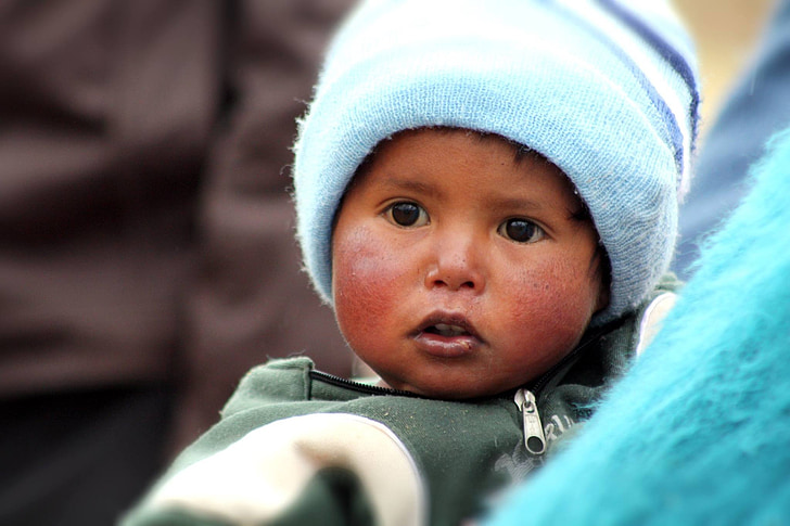 vaikas, tiraque, Cochabamba, Bolivija