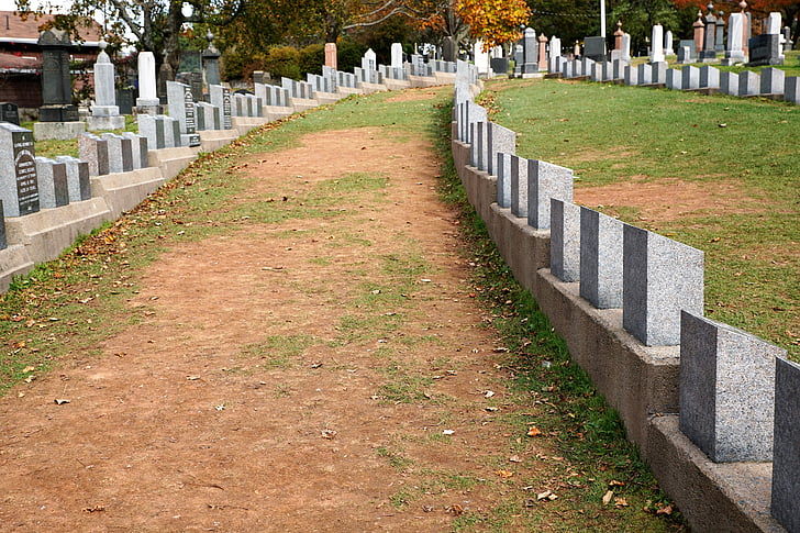 cemitério, Titanik, Halifax, Canadá, natureza, túmulo, funeral