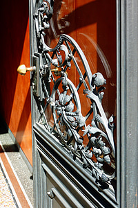 puerta, objetivo, herrería, puerta vieja, entrada, entrada de la casa, madera