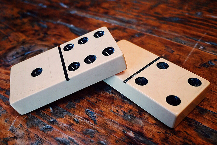 dominó, játék, Domino, stratégia