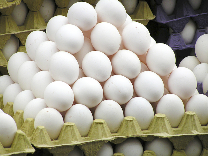 egg, egg kartong, Chicken egg, egg emballasje, stabel, stablet, egg-boksen