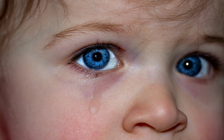 otroške oči, oči, modre oči, čustvo, čustva, izraz, majhen otrok