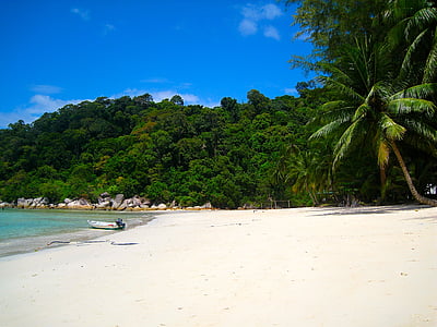 Ilhas perenthian, Malásia, Ilha, praia, isolado