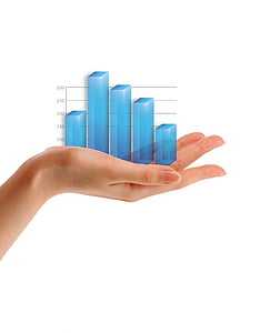 graph, hand, chart, business, isolated, data, information