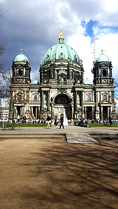 berlin, berlin cathedral, capital, dom, building, architecture, historically