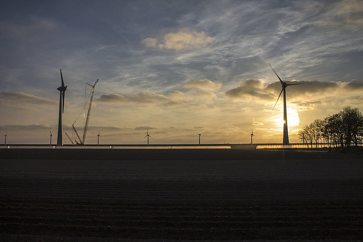 Wind mill, energi, kör, flöde, makt, vindkraftverk, innovation