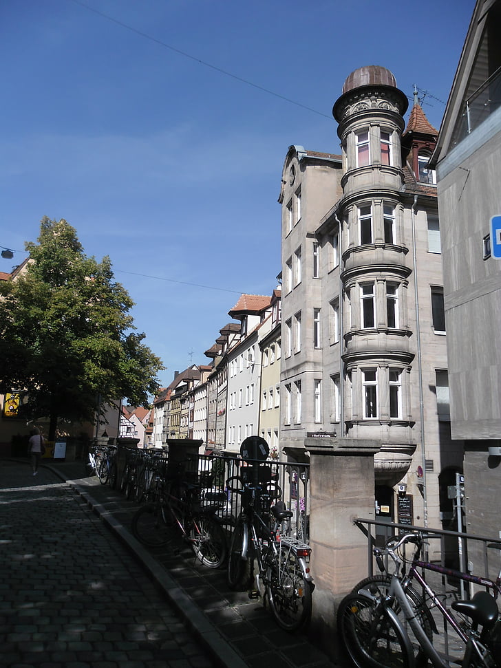 wörthstrasse, Nürnberg, eski şehir, Charles Köprüsü