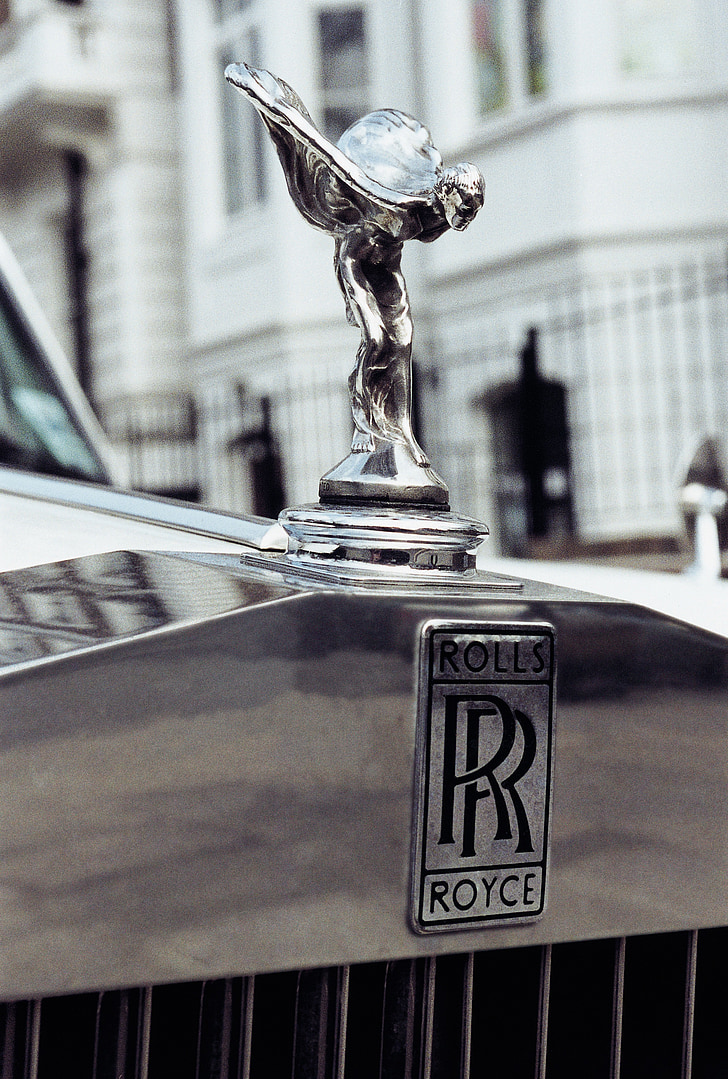 figura fresc, esperit d'èxtasi, Rolls royce, motor, anglès, fabricants d'automòbils, tradició