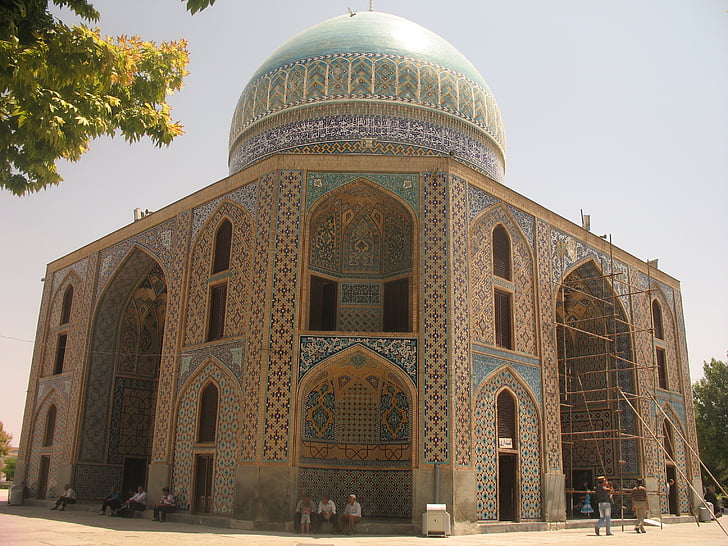 모스크, 이란, 이슬람, 돔, 영적인