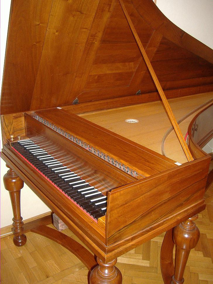 fortepiano, piano, grand piano, music, musical instrument, strings