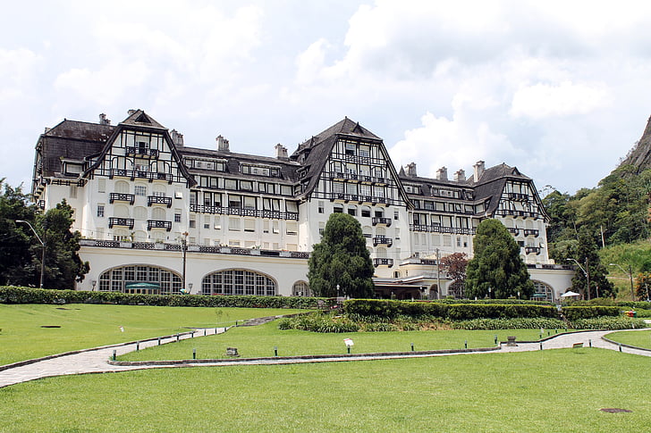 Quitandinha palace, Hotel, Hotel quitandinha, Palazzo, Petrópolis, città imperiale, Brasile