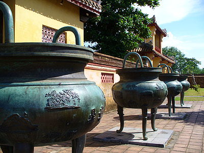 Vietnam, kjeler, arkitektur, kunst, skulptur, steder av interesse, kulturer
