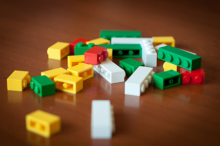 Lego, kamenje, izgraditi, igračka