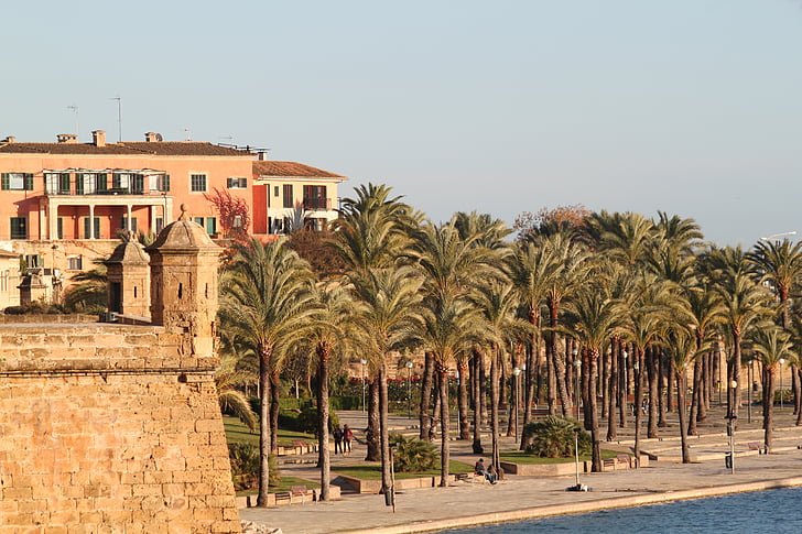 Palma de mallorca, város, Spanyolország, építészet, ünnepek, Holiday, utazás