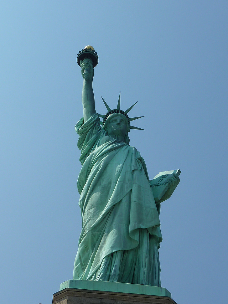 New york, NY, NYC, New york city, Şehir, Özgürlük heykeli, yakın: