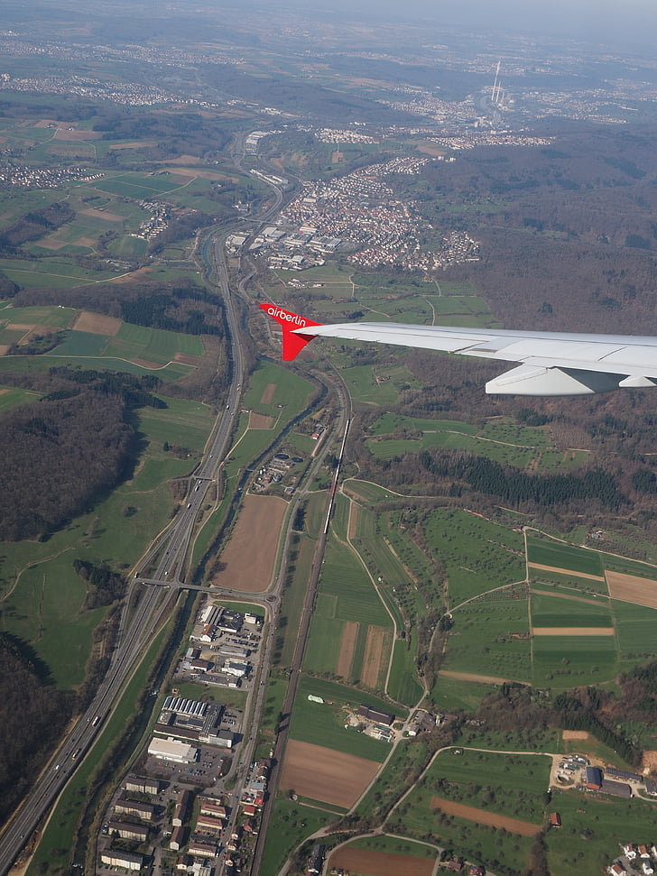 reichenbach, ebersbach, reichenbach an der fils, ebersbach an der fils, b10, fils valley, aerial view