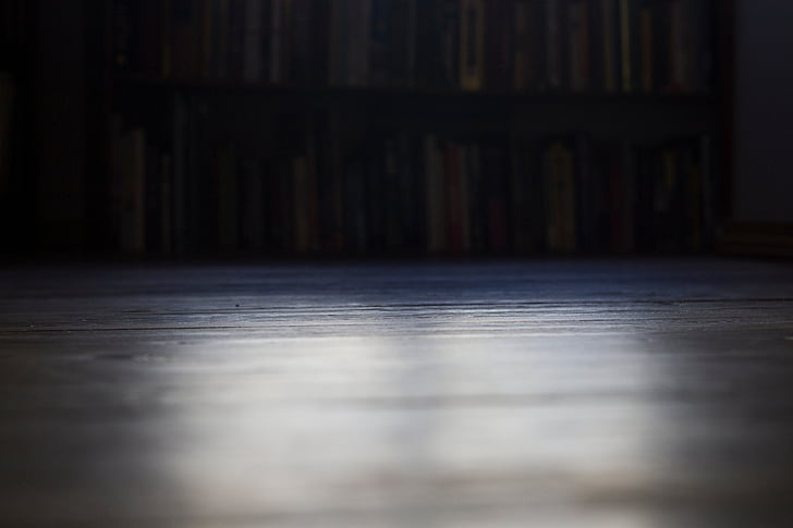 blur, table, light, books, shelf, indoors, flooring