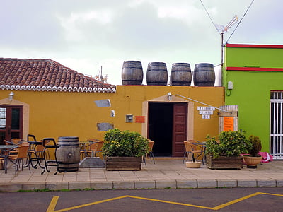 tavern, restaurant, eat and drink, beer barrels, architecture, europe, old
