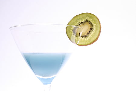 Margarita, glas, blå, vätska, insidan, Holiday, part