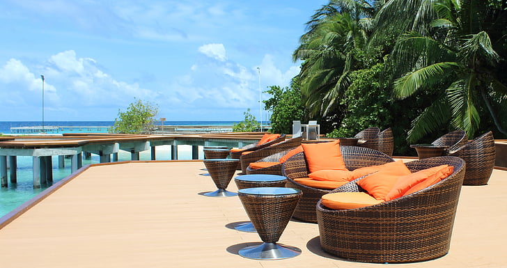 Maldives, kỳ nghỉ, mùa hè, tôi à?, Palm, giấc mơ kỳ nghỉ, bầu trời