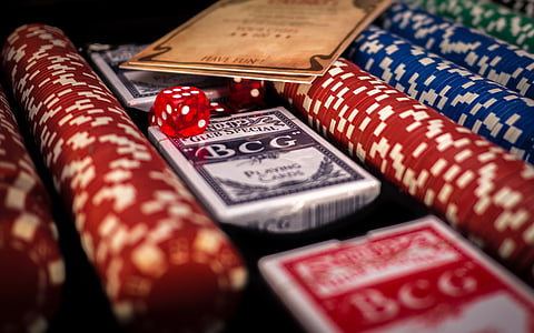 póquer, Blackjack, cassino, preto, vermelho, traficante de, jogos de azar