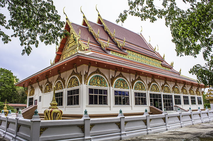 Tailandas, ubolratana, Isaan, šventykla, Khon kaen, Wat