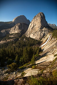 Yosemite, mäed, metsa, loodus, mägi, scenics, maastik