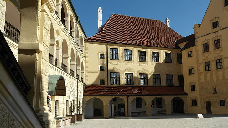 trausnitz 성, 란 츠 후 트, 도시, 바바리아, 역사적으로, 관심사의 장소, 중세
