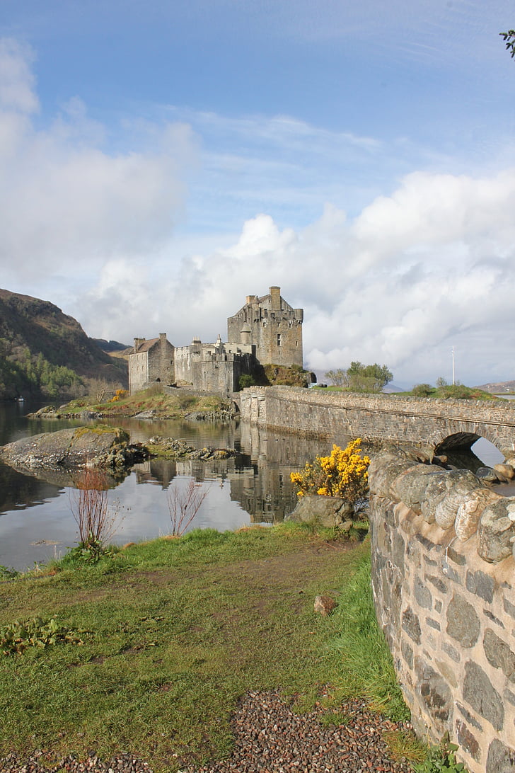 Castelul, Scoţia, salut, turism, istoric, punct de reper, scoţian